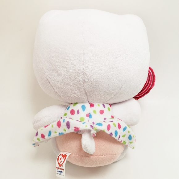 Ty Sanrio Hello Kitty Plush Holding Red Lollipop Candy - Picture 5 of 8